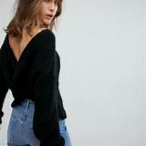 Super Sexy Twist Back Sweater